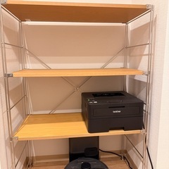 無印良品　ステンレスユニットシェルフの画像