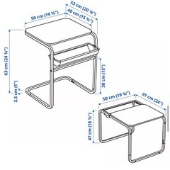 IKEA イケア　オルセロード　テーブル　机　デスク　サイドテーブルの画像