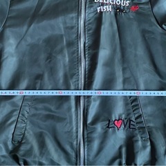 【猫飼い】MA-1ジャケット（サイズ・ブランド不明）の画像