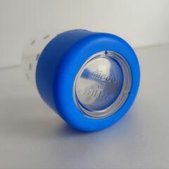 ミスド『ポン・デ・ライオン 変わるんグラス 2014』カルピス　コップの画像