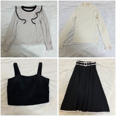 レディース服　まとめ売り冬服　ニット　スカート　コーデ売り　　Mサイズの画像