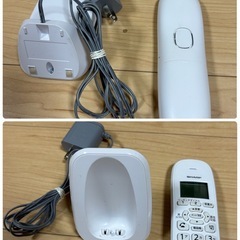 SHARP シャープ コードレス電話機JD-V38CLの画像