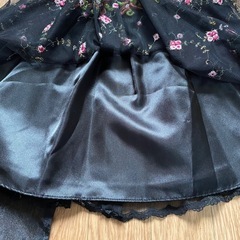 ハニープリンセス　フォーマル　ドレス　黒　キッズ　女の子　95 90 100の画像