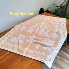 ベビー毛布　ひざ掛け 『ベア』『スティッチ』3枚セット　約115×85cmの画像