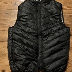 電熱ベスト 2XLサイズ 9箇所発熱 3段階温度調節 USB給電 洗濯可の画像