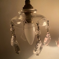 フランスアンティーク ミニランスクリスタルガラス (コード付けます)の画像