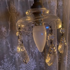 フランスアンティーク ミニランスクリスタルガラス (コード付けます)の画像