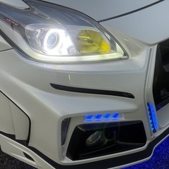 平成24年 プリウス30後期　ROWENエアロ　9インチ　ナビ　TV 車検9/3の画像