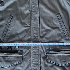 【猫飼い】ZARA ミリタリーモッズコート Mの画像