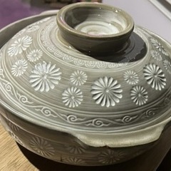 カセットコンロ K-32HPN 3.2kwと銀峯陶器GINPO三島土鍋 8号セットの画像