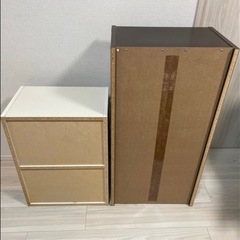 カラーボックス（2個）の画像