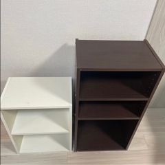 カラーボックス（2個）の画像