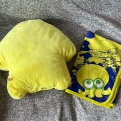 スプラトゥーン3　ブランケットインクッション　イカの画像