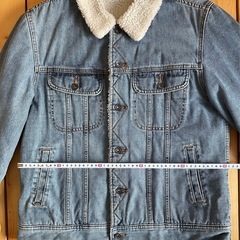 【猫飼い】GU デニムボアジャケットM の画像