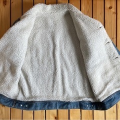 【猫飼い】GU デニムボアジャケットM の画像