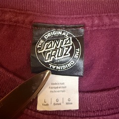 SANTA CRUZ スクリーミングハンド Tシャツ YOUTH Lの画像