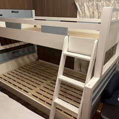 2段ベッド　木製
の画像