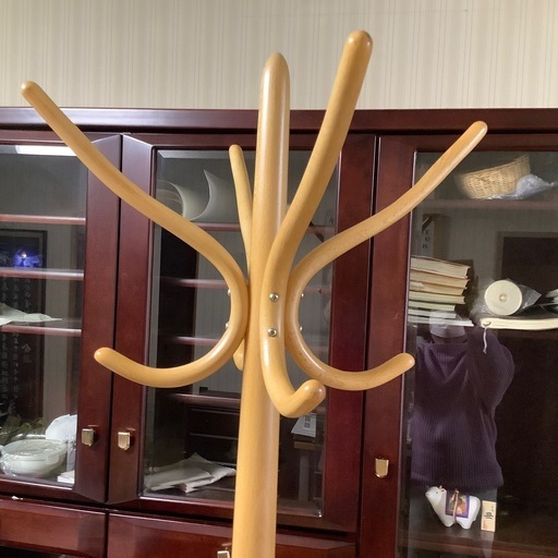 ポールハンガーコート掛けコートハンガー傘立て帽子ハンガー玄関木製