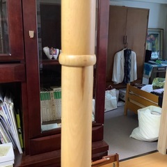 ポールハンガー　コート掛け　コートハンガー　傘立て　帽子ハンガー　玄関　木製の画像