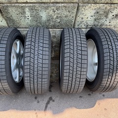 205/60R16 92Q ダンロップ ウィンターマックス03 スタッドレス　ホイール付の画像