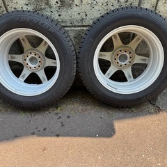 205/60R16 92Q ダンロップ ウィンターマックス03 スタッドレス　ホイール付の画像
