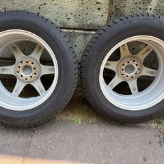 205/60R16 92Q ダンロップ ウィンターマックス03 スタッドレス　ホイール付の画像