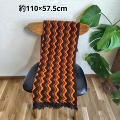 ヴィンテージ　ひざ掛け　ポンチョ　ショール 110×57cm　ボヘミアン　モダンの画像