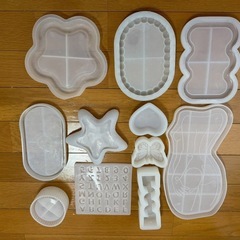 キャンドル モールド 手作り DIY プレート作り　の画像