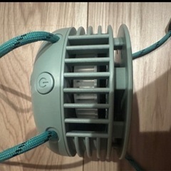 ブルーノ BRUNO ハンズフリー ウェアラブルファン ミニ扇風機　モバイルバッテリーの画像