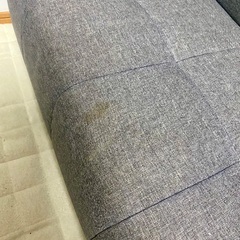 【無料】2人掛けソファー／若干シミありの画像
