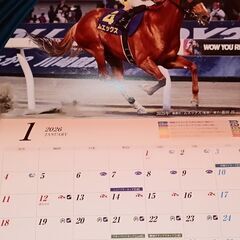 競馬2026年カレンダーの画像