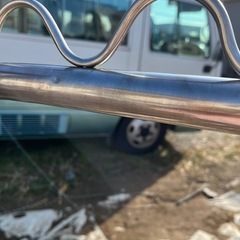 取り引き限定　物干し台 コンクリベース 物干しスタンド 錆びない　2個の画像