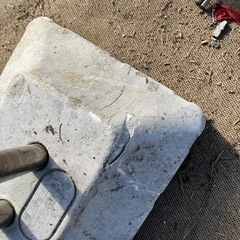 取り引き限定　物干し台 コンクリベース 物干しスタンド 錆びない　2個の画像