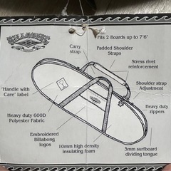 サーフボードケース　[未使用]の画像