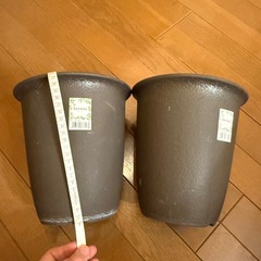 植木鉢 5個セット プラスチック鉢 直径約20cmの画像