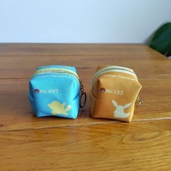 『キューブポーチ』2個セット　ゼニガメ　イーブイ　ポケモン　ニンテンドーの画像