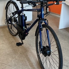 ＜動作・美品車＞ブリヂストンTB1・27インチ電動クロスバイク・ブルー・シマノ7段変速の画像