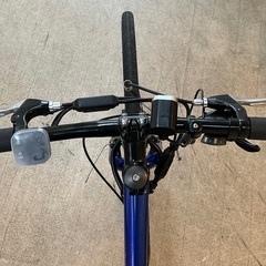 ＜動作・美品車＞ブリヂストンTB1・27インチ電動クロスバイク・ブルー・シマノ7段変速の画像