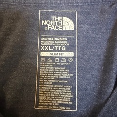 【日本未発売】THE NORTHFACE ダークブルー Tシャツ XXLの画像