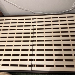 【値下げ対応】ニトリ　セミダブルローベッド【12月29日まで】の画像