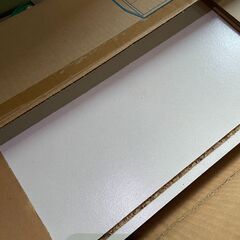 ★未組立★ カラーボックス 白 ECX-3 W41xD29xH87.1cm 家具 収納の画像