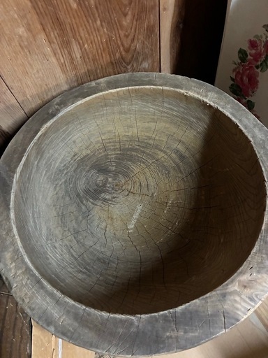 木臼 人気 格安 年代物 木製 臼 杵 木鉢 セット 格安 年代物 木製 臼