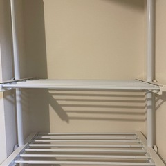 【ニトリ】ランドリーラック　つっぱり洗濯機ラック ソルヴィ (IMPV)の画像