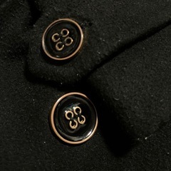 ピーコート 黒 Mの画像