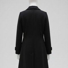 ピーコート 黒 Mの画像