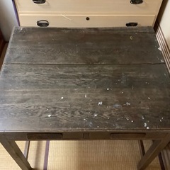 昭和レトロ　机　学習机　勉強机　作業台　テーブル　ヴィンテージ　アンティークの画像