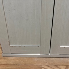 食器棚　ニトリ　キャビネット(マーレ9060 WW)の画像