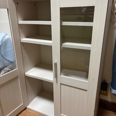 食器棚　ニトリ　キャビネット(マーレ9060 WW)の画像