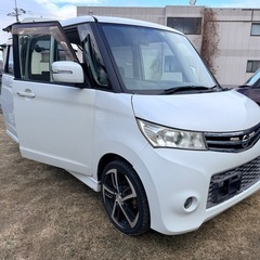 日産 ルークス 車検無し 軽自動車 パワスラ 格安 プッシュ アルミの画像
