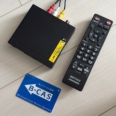 [取引き中]LG モニター兼テレビ23インチ、BUFFALO リモコン付き　地デジチューナー　B-CAS カード付きの画像